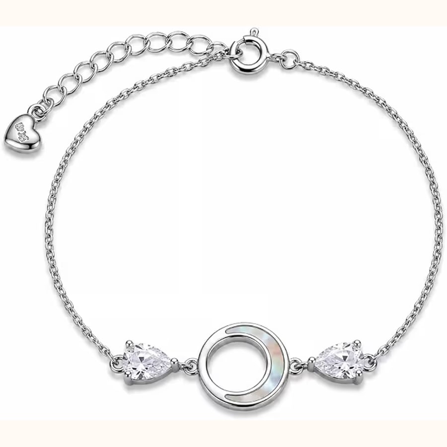 Rose Gold Butterfly Flower Bracelet Style 2 925 sterling silver jewellery