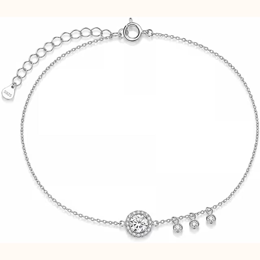 Rose Gold Butterfly Flower Bracelet Style 7 925 sterling silver jewellery