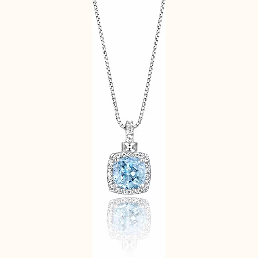Dual Tone Chain Pendant Style 6 925 sterling silver jewellery