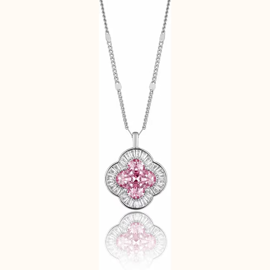 Dual Tone Chain Pendant Style 8 925 sterling silver jewellery