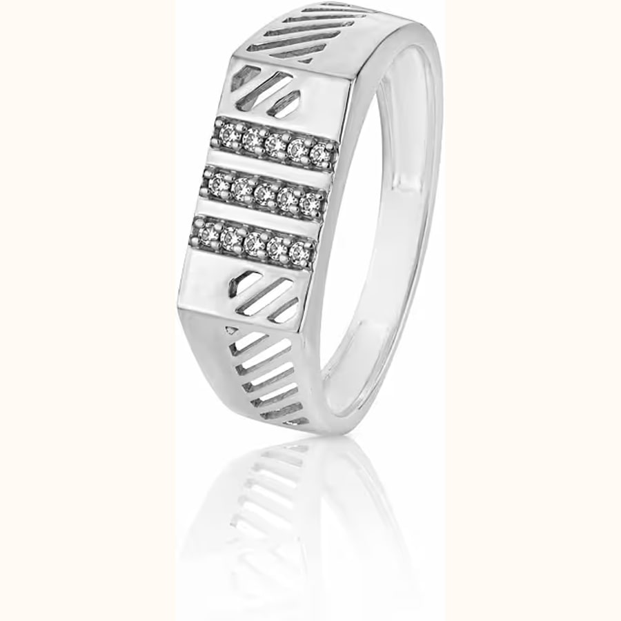 CZ Stone Ring Style 4 925 sterling silver jewellery