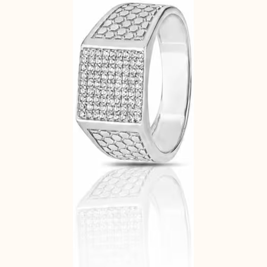 CZ Stone Ring Style 8 925 sterling silver jewellery