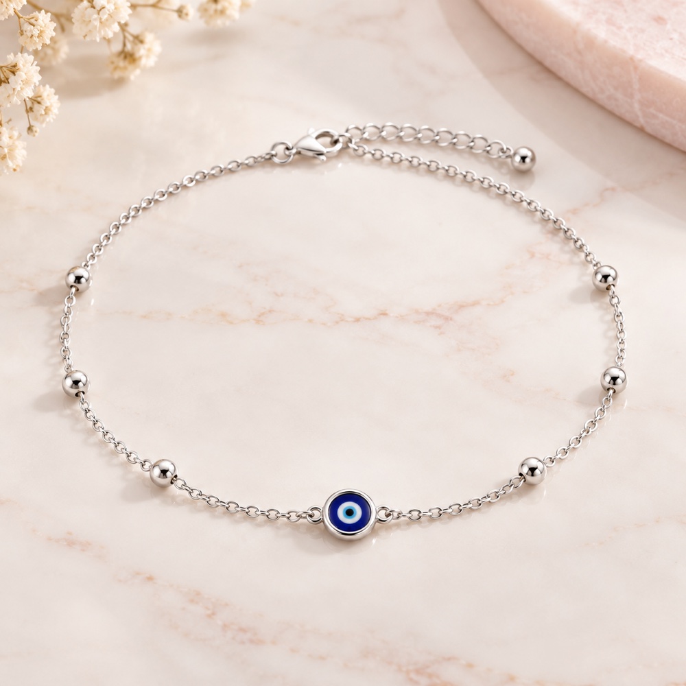 Blue eye anklet sample product